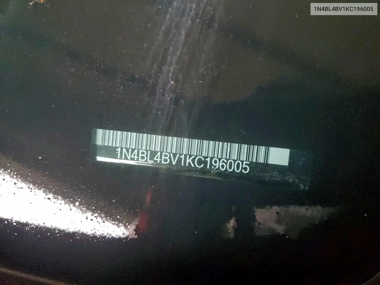 1N4BL4BV1KC196005 2019 Nissan Altima S