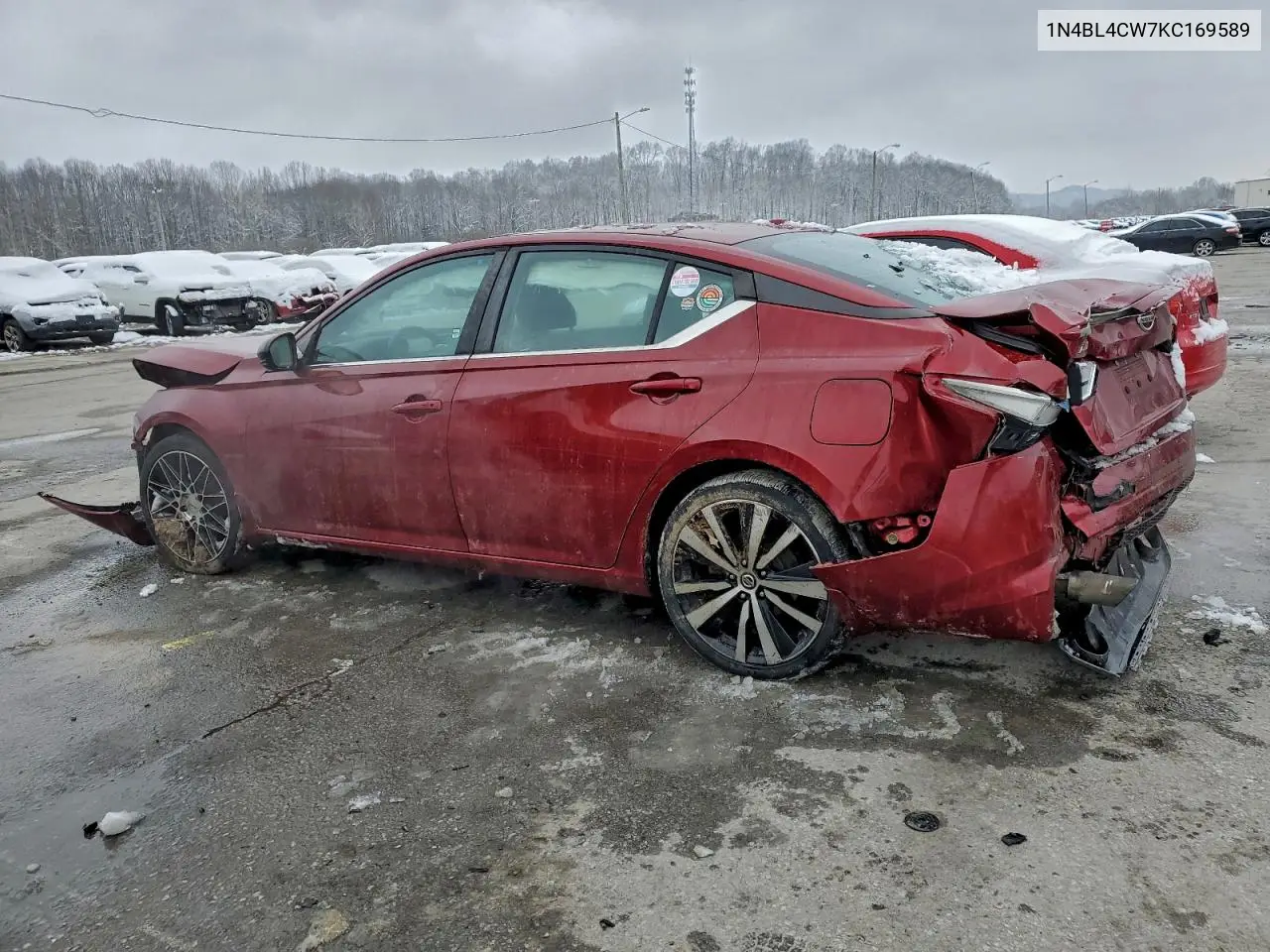 1N4BL4CW7KC169589 2019 Nissan Altima Sr