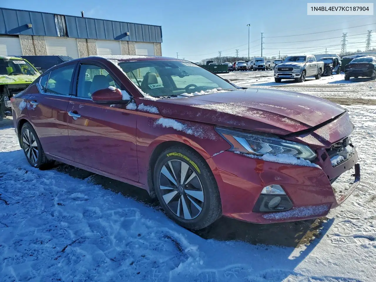 1N4BL4EV7KC187904 2019 Nissan Altima Sl