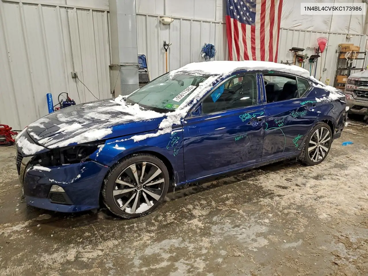 1N4BL4CV5KC173986 2019 Nissan Altima Sr