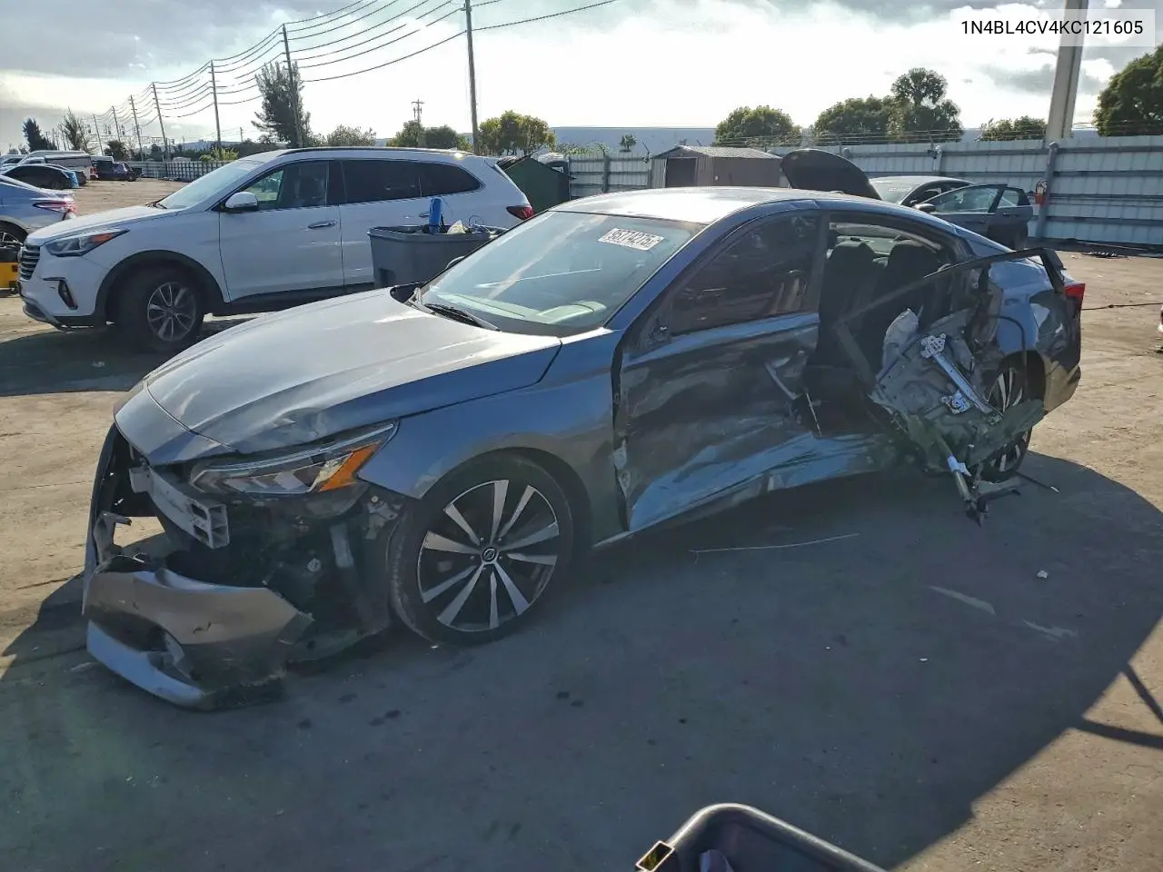 1N4BL4CV4KC121605 2019 Nissan Altima Sr