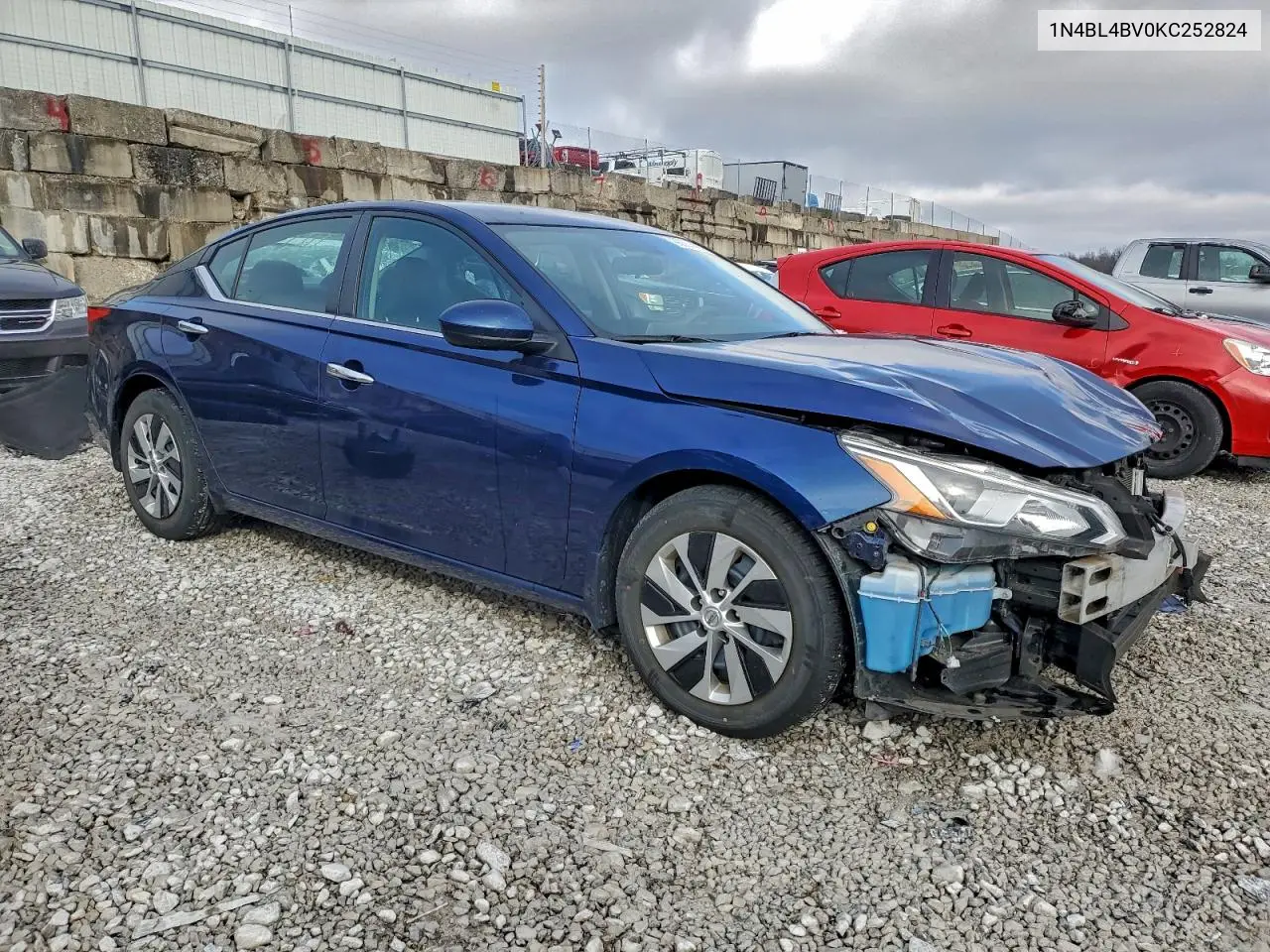 1N4BL4BV0KC252824 2019 Nissan Altima S