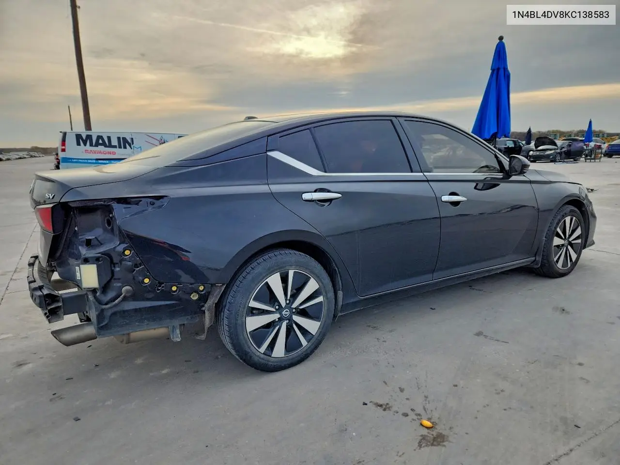 1N4BL4DV8KC138583 2019 Nissan Altima Sv