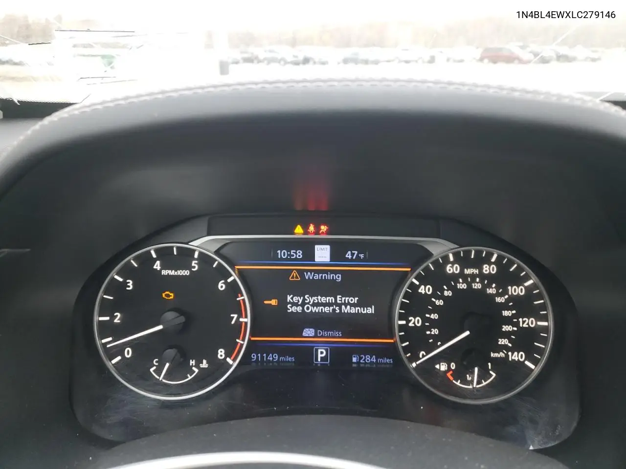 1N4BL4EWXLC279146 2020 Nissan Altima Sl