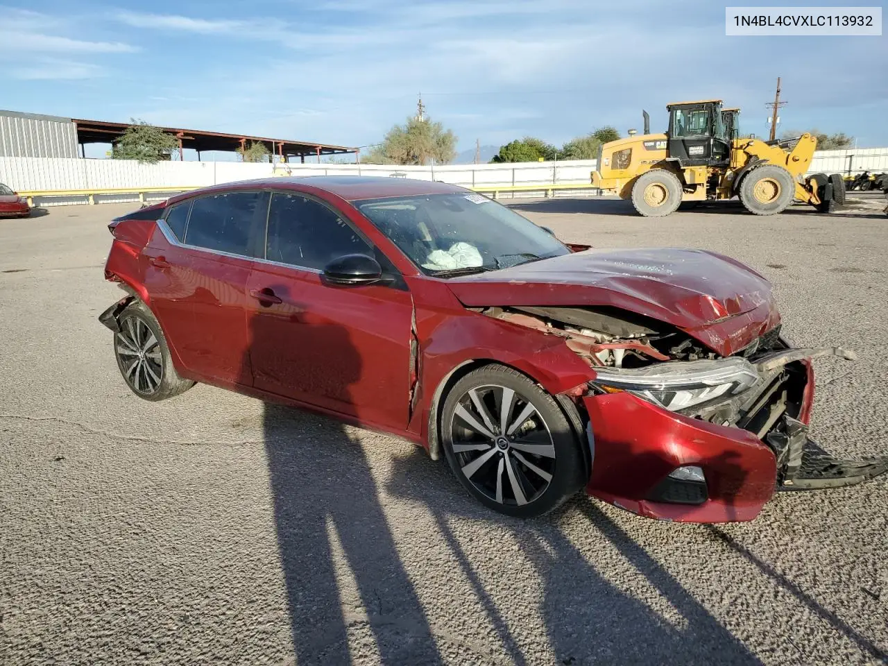 1N4BL4CVXLC113932 2020 Nissan Altima Sr