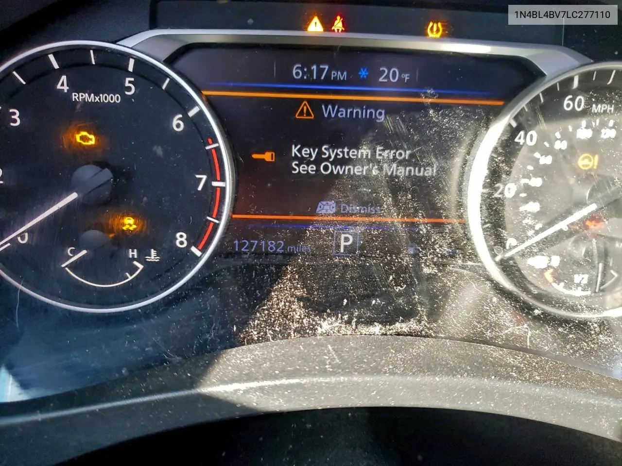 1N4BL4BV7LC277110 2020 Nissan Altima S