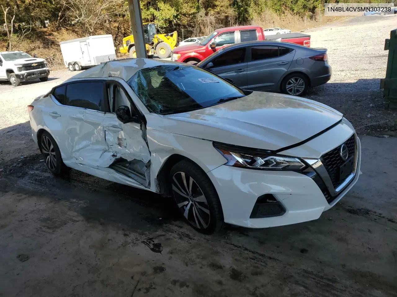 1N4BL4CV5MN303238 2021 Nissan Altima Sr