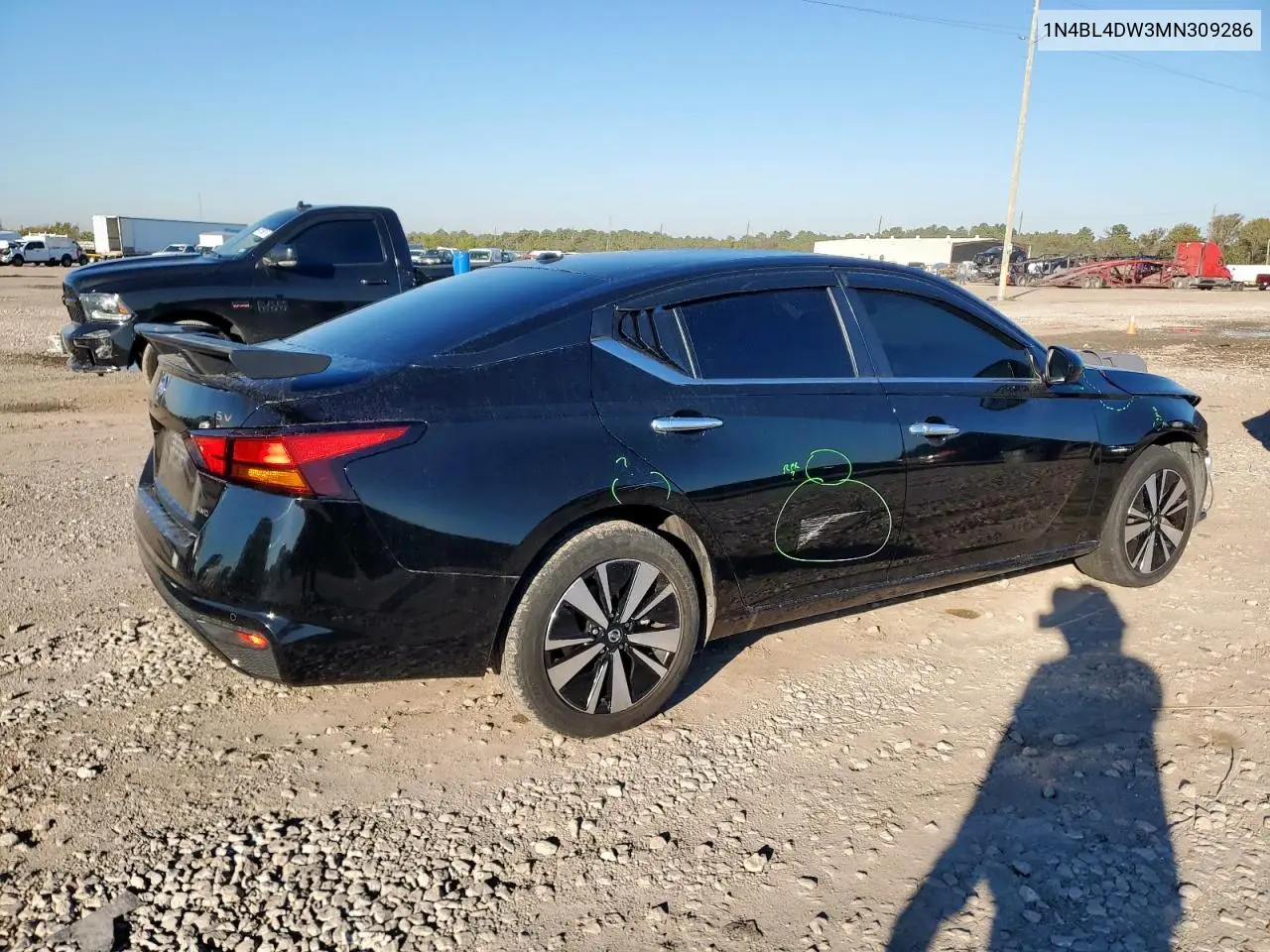 1N4BL4DW3MN309286 2021 Nissan Altima Sv