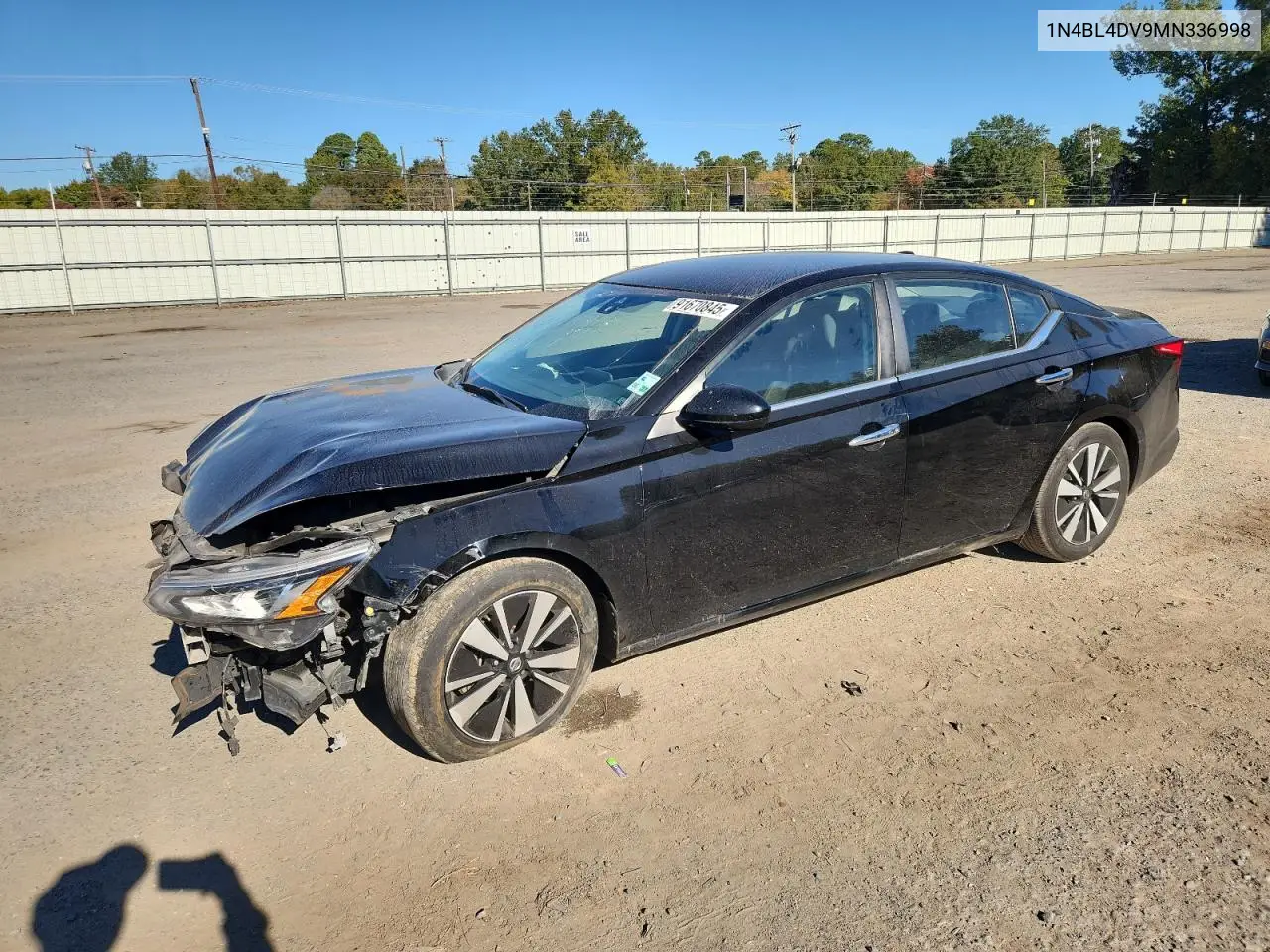 1N4BL4DV9MN336998 2021 Nissan Altima Sv