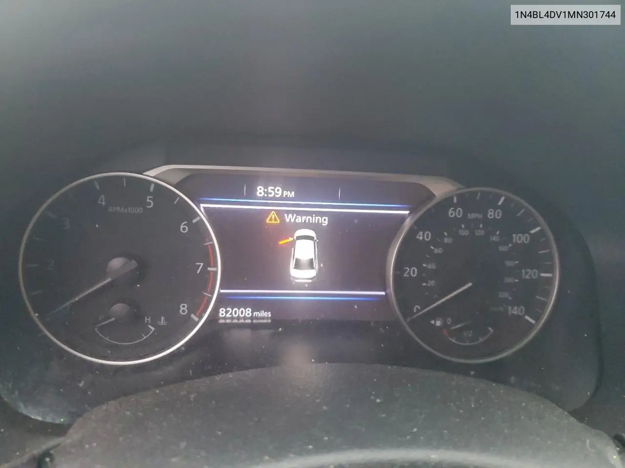 1N4BL4DV1MN301744 2021 Nissan Altima Sv