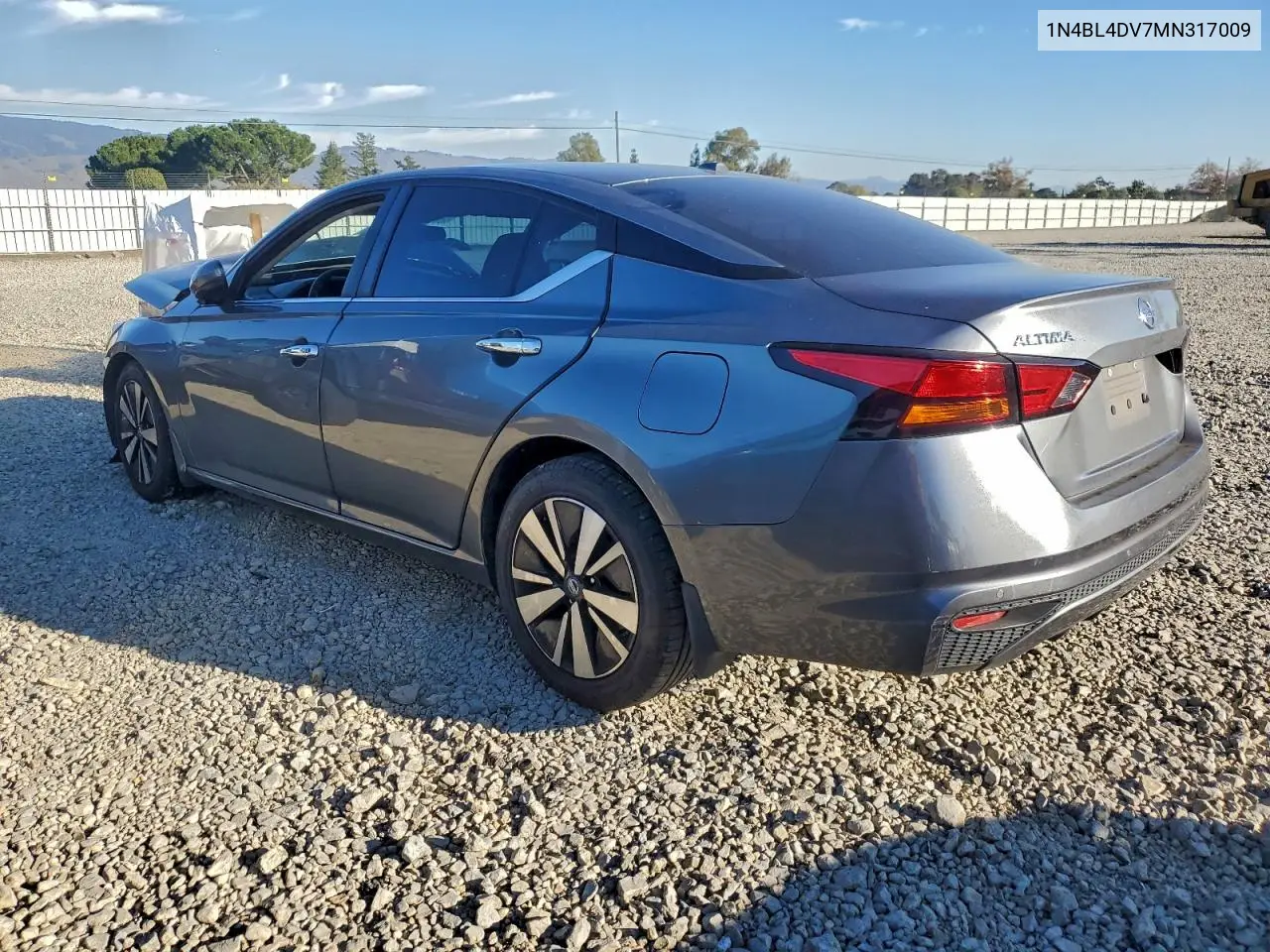1N4BL4DV7MN317009 2021 Nissan Altima Sv