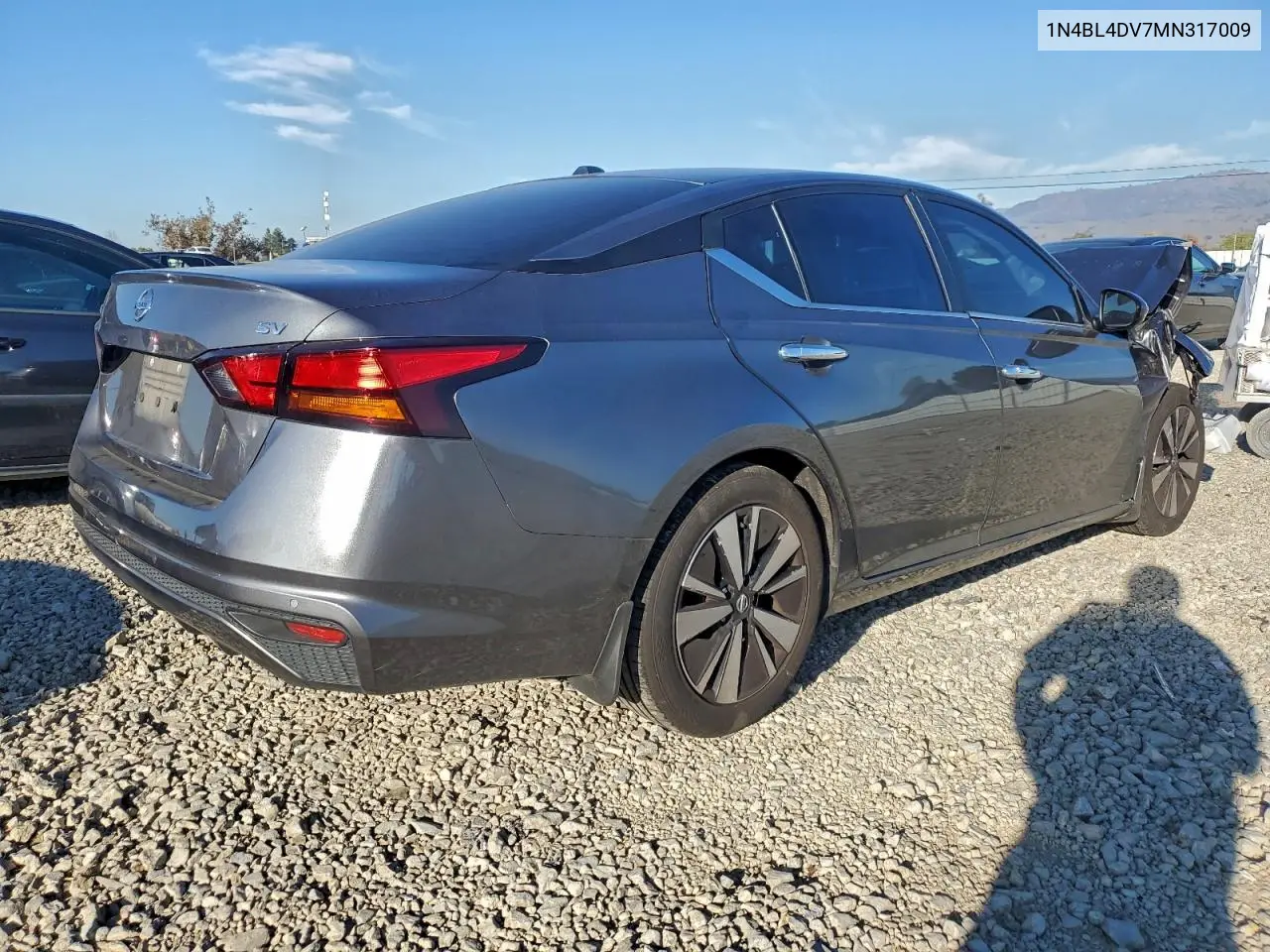 1N4BL4DV7MN317009 2021 Nissan Altima Sv