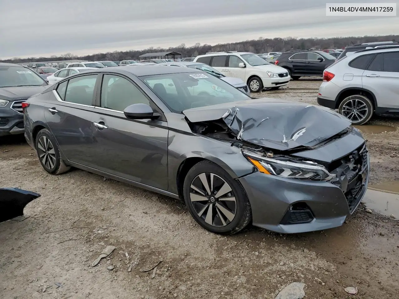 1N4BL4DV4MN417259 2021 Niss Altima Sv