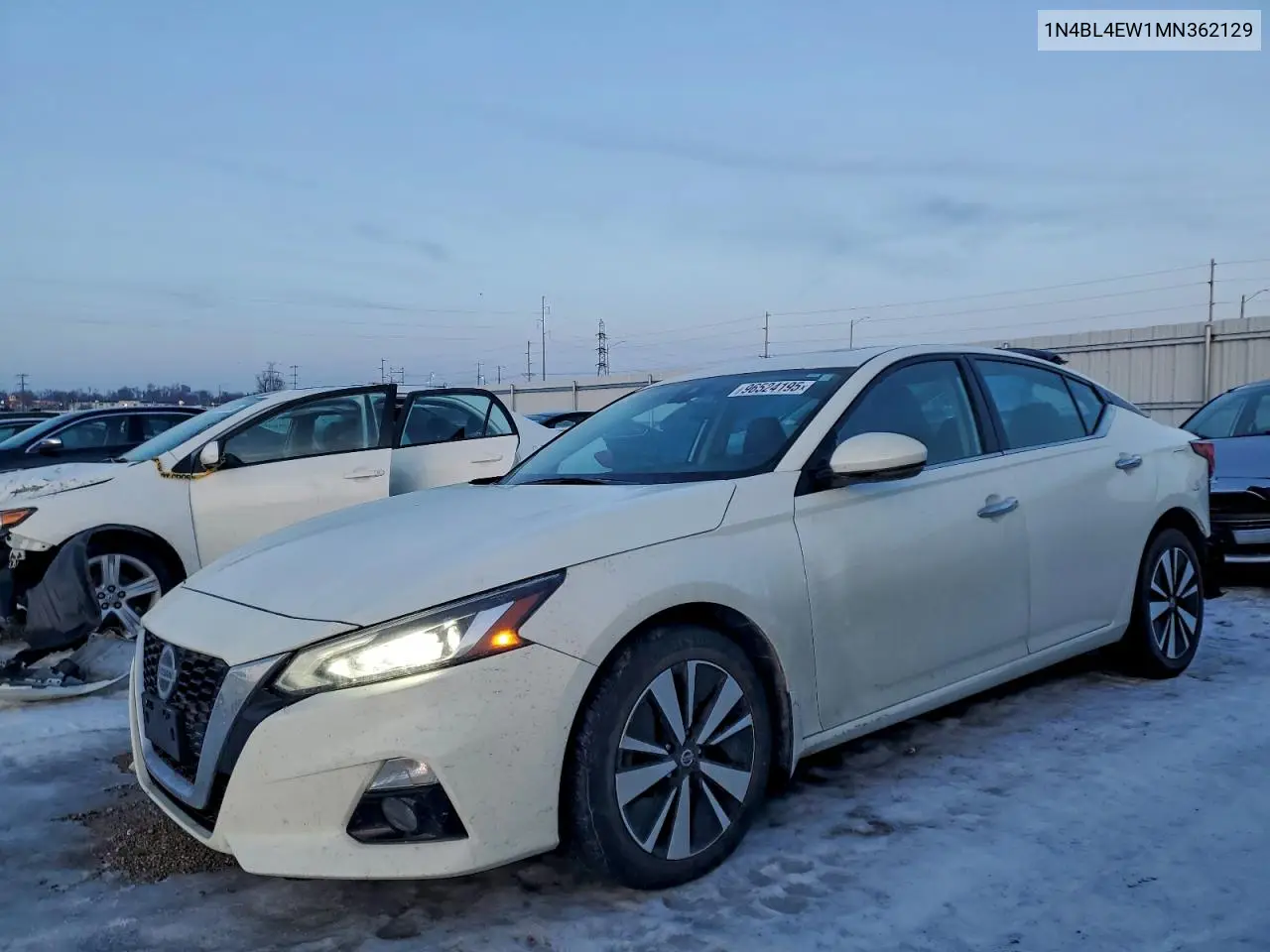 1N4BL4EW1MN362129 2021 Nissan Altima Sl