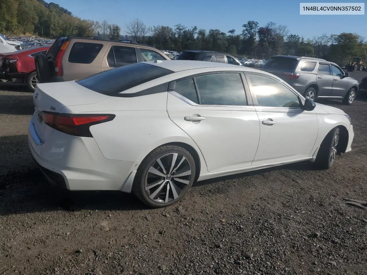 1N4BL4CV0NN357502 2022 Nissan Altima Sr