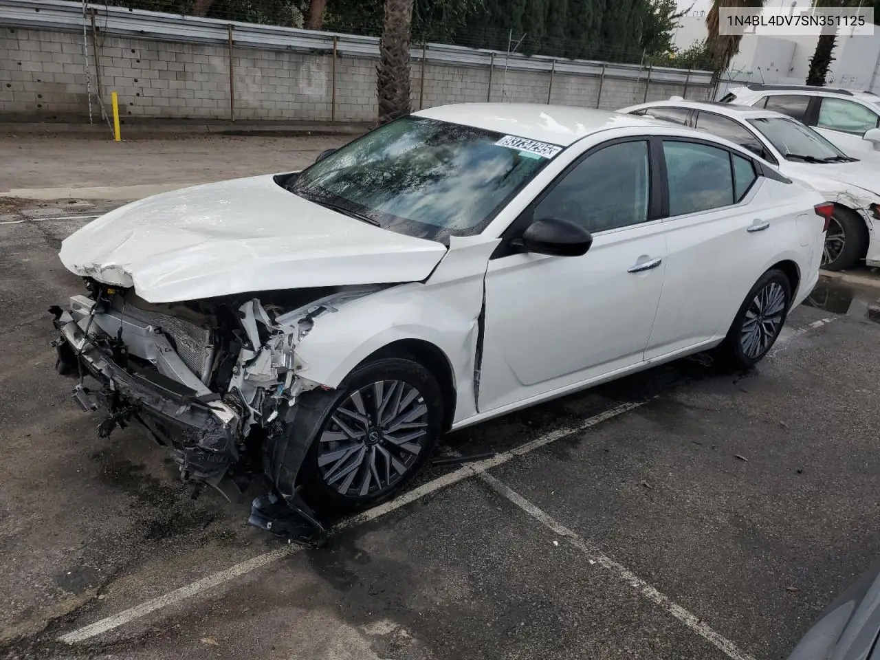 1N4BL4DV7SN351125 2025 Nissan Altima Sv