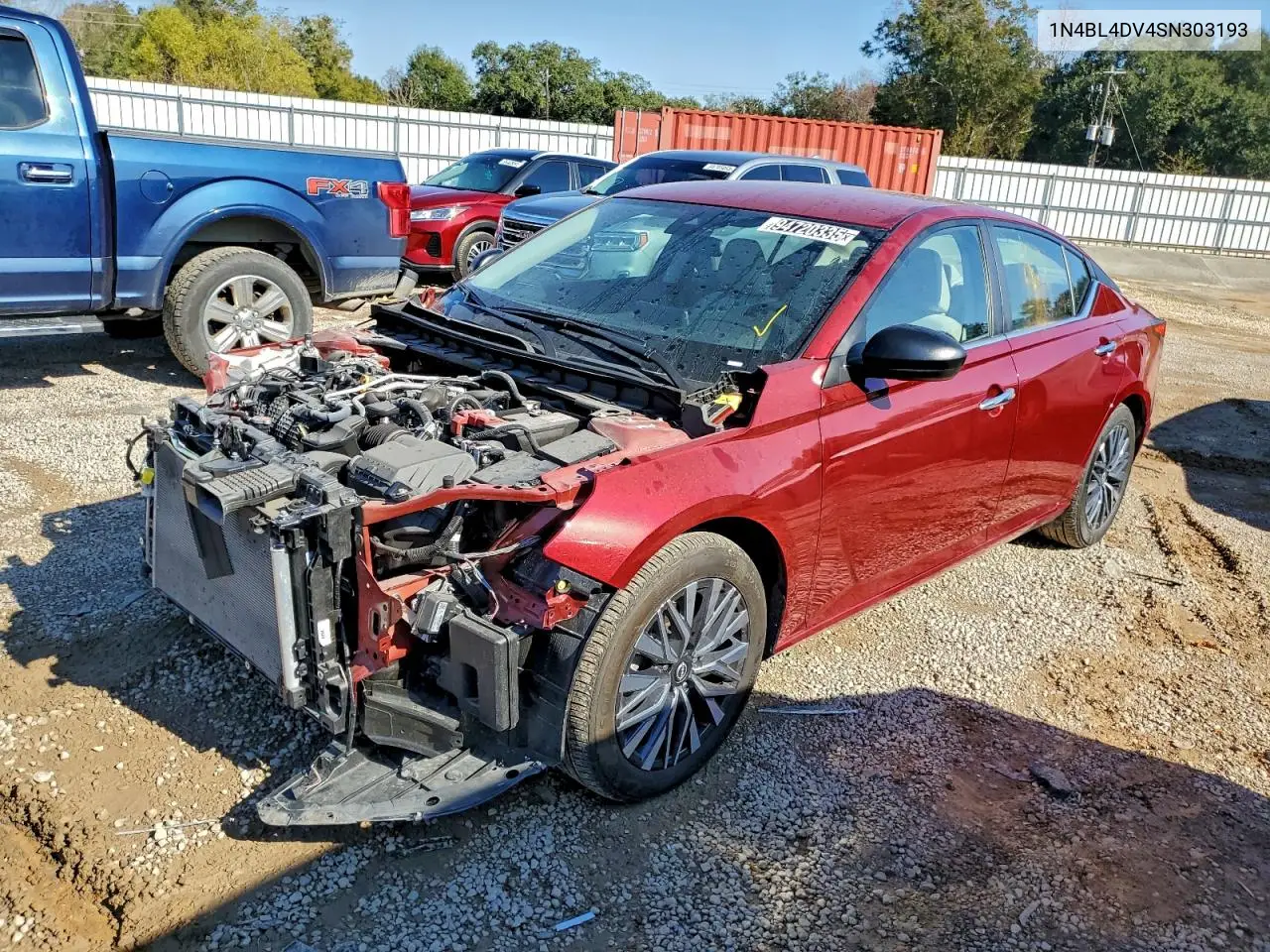 1N4BL4DV4SN303193 2025 Nissan Altima Sv