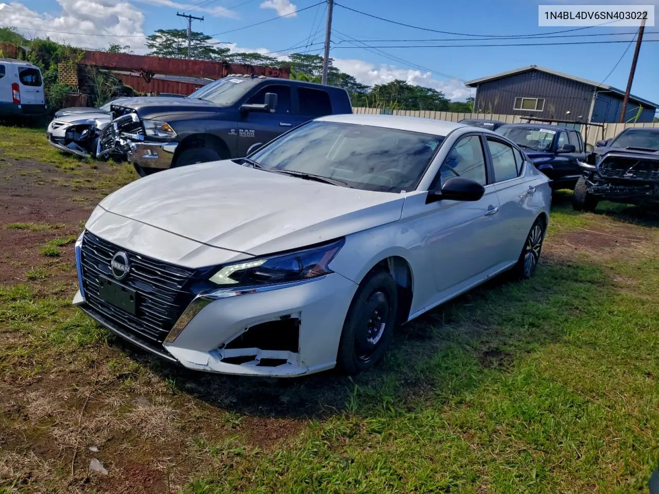 1N4BL4DV6SN403022 2025 Nissan Altima Sv