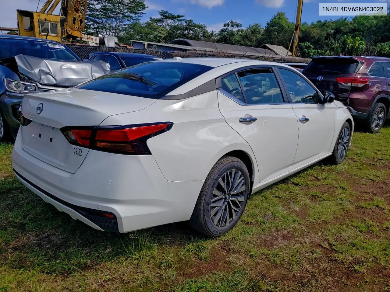1N4BL4DV6SN403022 2025 Nissan Altima Sv
