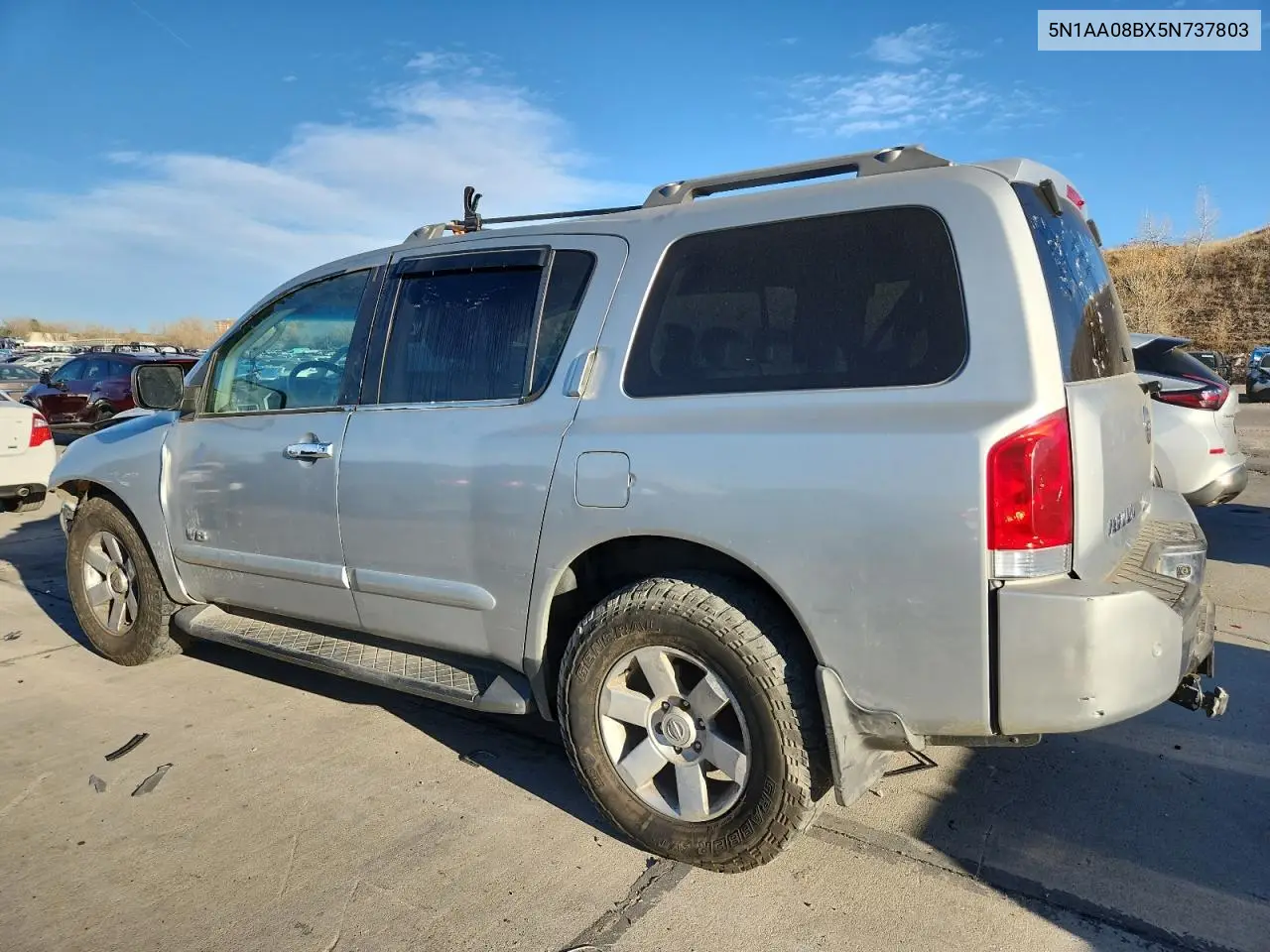5N1AA08BX5N737803 2005 Nissan Armada Se