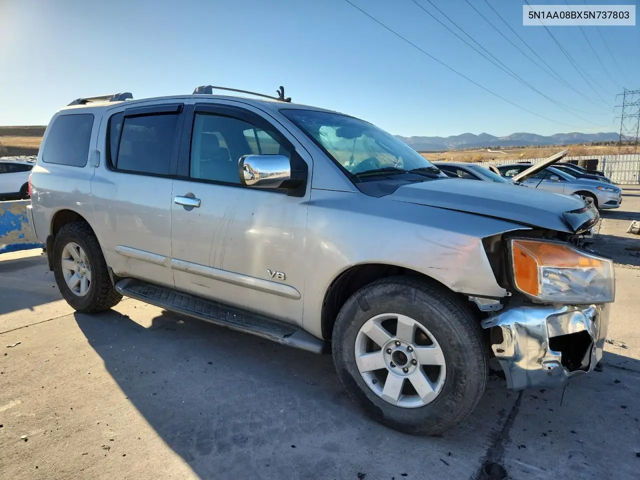 5N1AA08BX5N737803 2005 Nissan Armada Se
