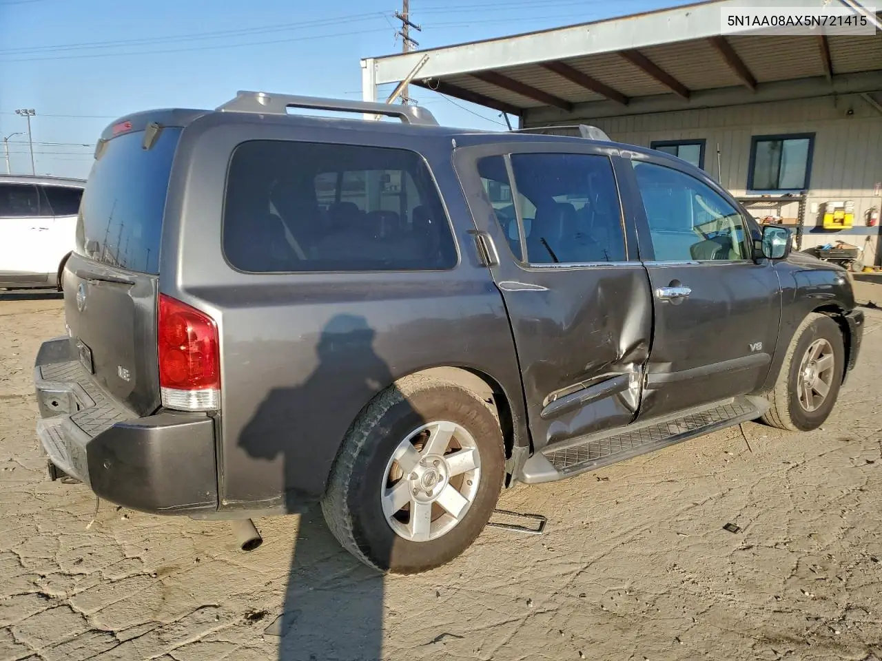 5N1AA08AX5N721415 2005 Nissan Armada Se