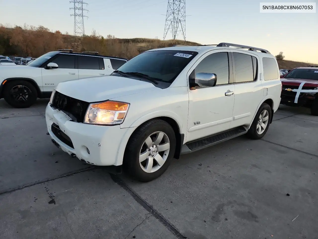 5N1BA08CX8N607053 2008 Nissan Armada Se