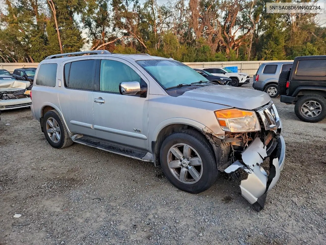 5N1BA08D69N602734 2009 Nissan Armada Se