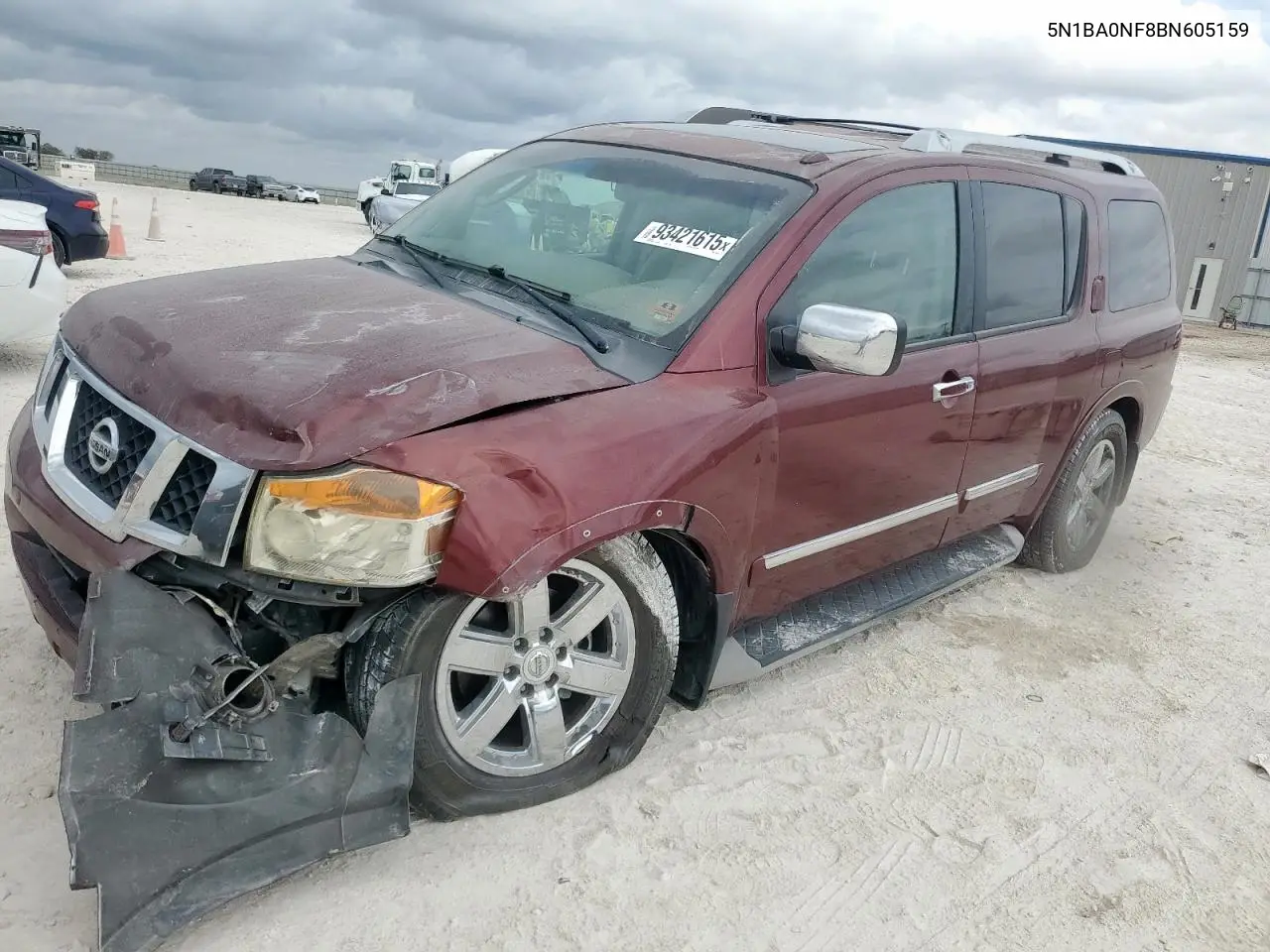 5N1BA0NF8BN605159 2011 Nissan Armada Platinum