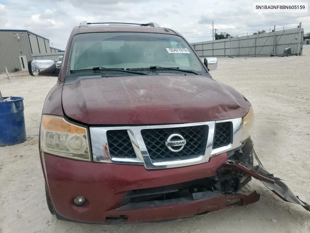 5N1BA0NF8BN605159 2011 Nissan Armada Platinum