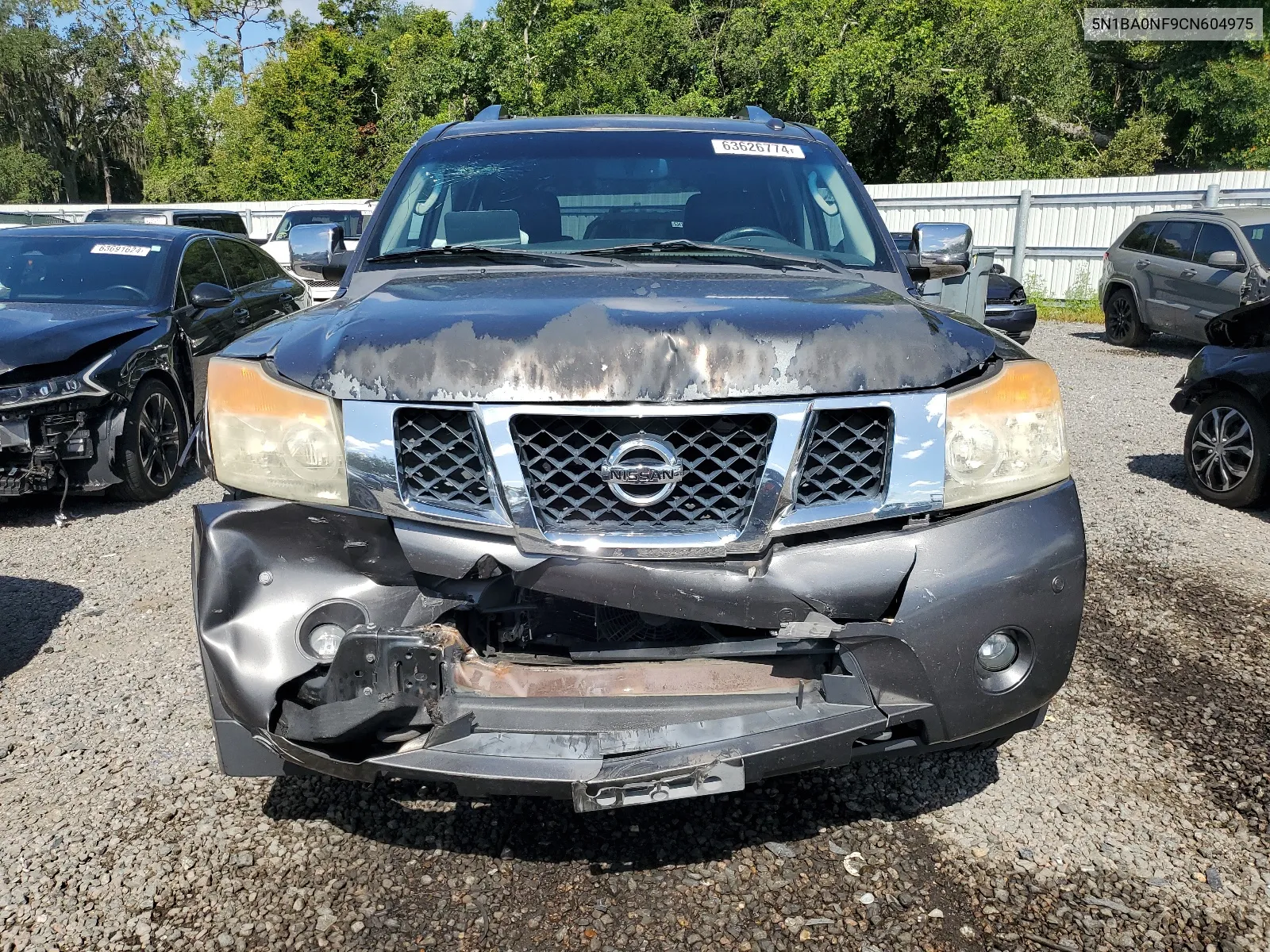 5N1BA0NF9CN604975 2012 Nissan Armada Sv