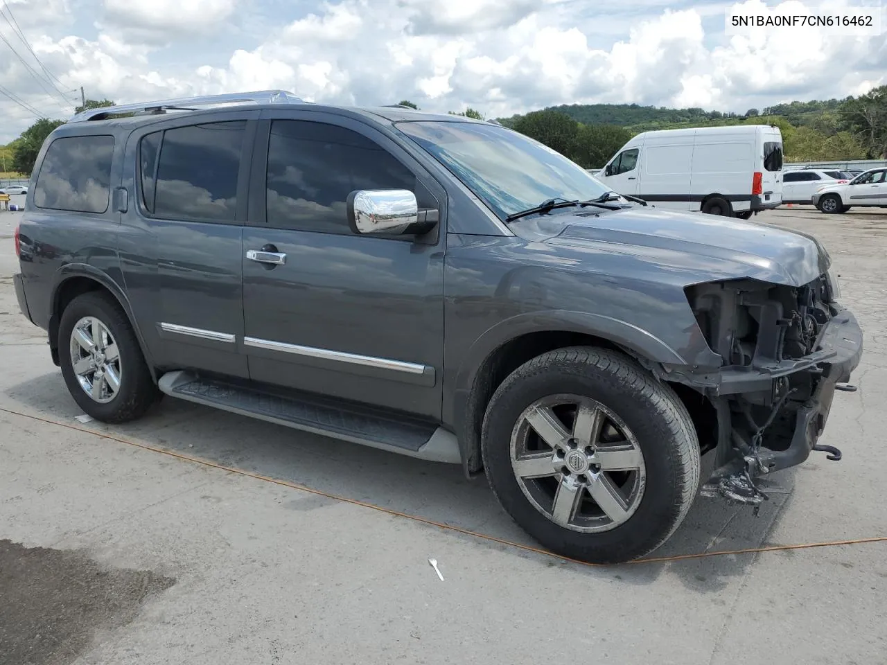 2012 Nissan Armada Sv VIN: 5N1BA0NF7CN616462 Lot: 64161854