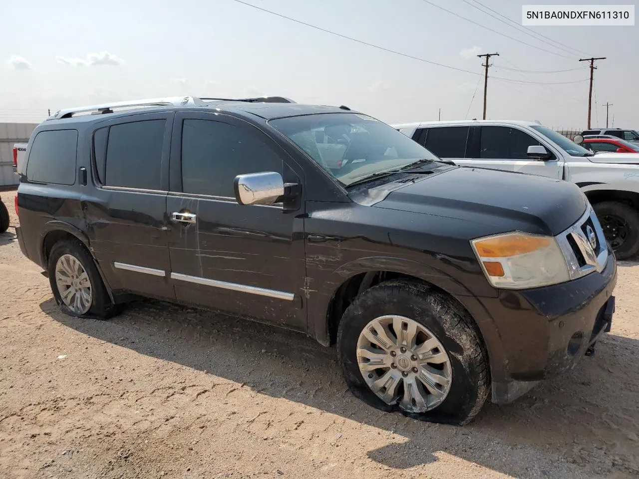 5N1BA0NDXFN611310 2015 Nissan Armada Sv