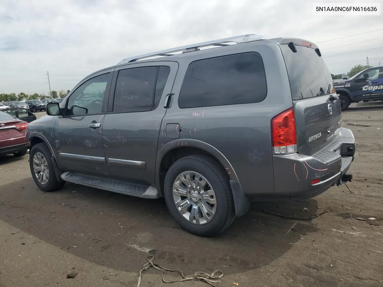 2015 Nissan Armada Sv VIN: 5N1AA0NC6FN616636 Lot: 69103084