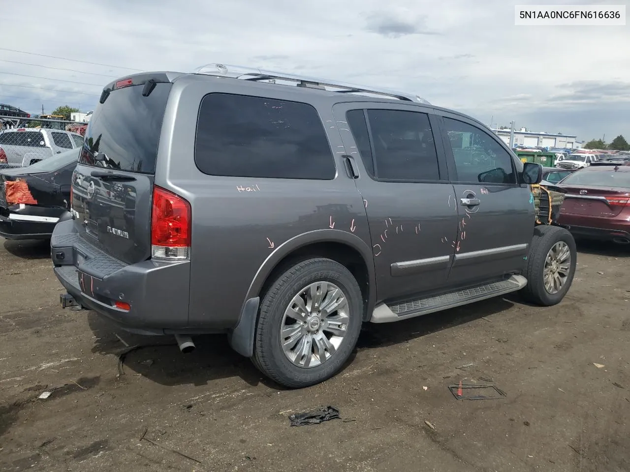 2015 Nissan Armada Sv VIN: 5N1AA0NC6FN616636 Lot: 69103084