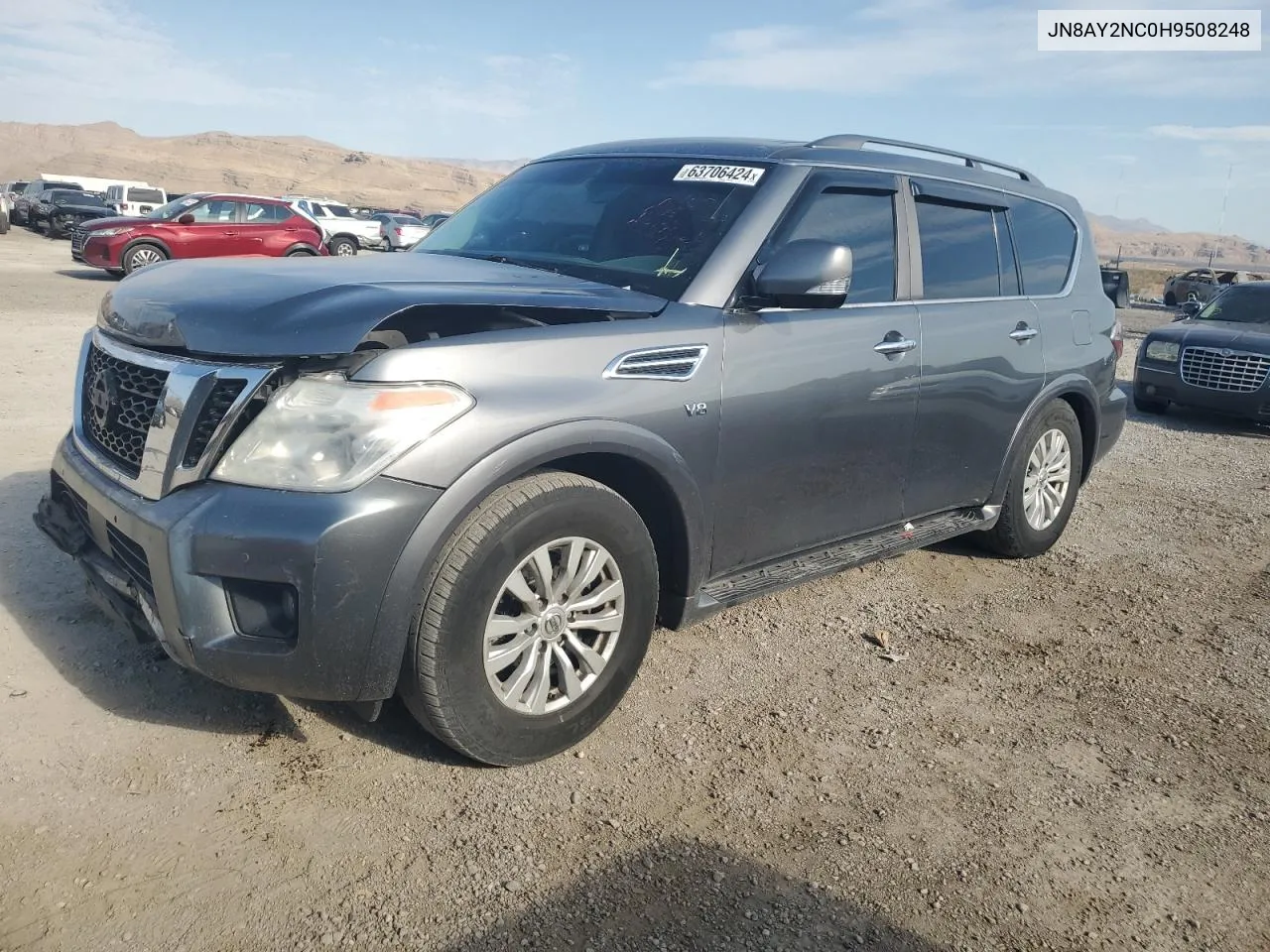 JN8AY2NC0H9508248 2017 Nissan Armada Sv