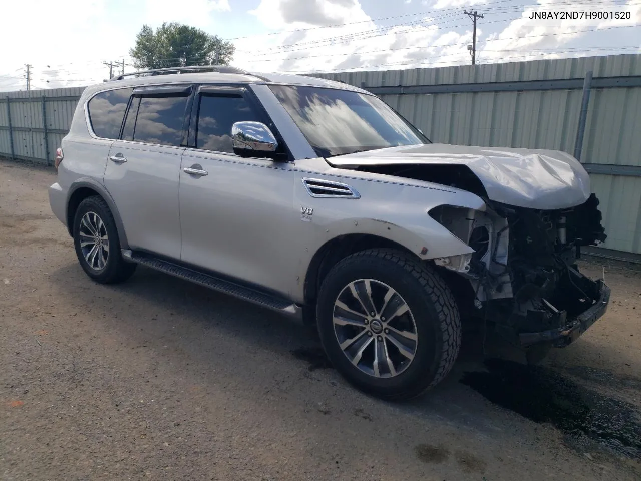 JN8AY2ND7H9001520 2017 Nissan Armada Sv