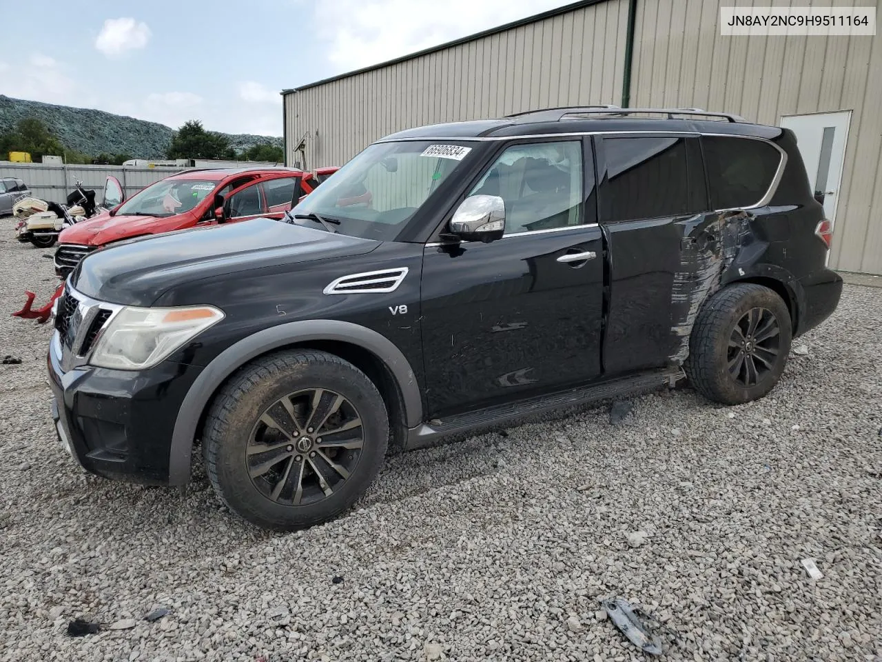 2017 Nissan Armada Sv VIN: JN8AY2NC9H9511164 Lot: 66906834