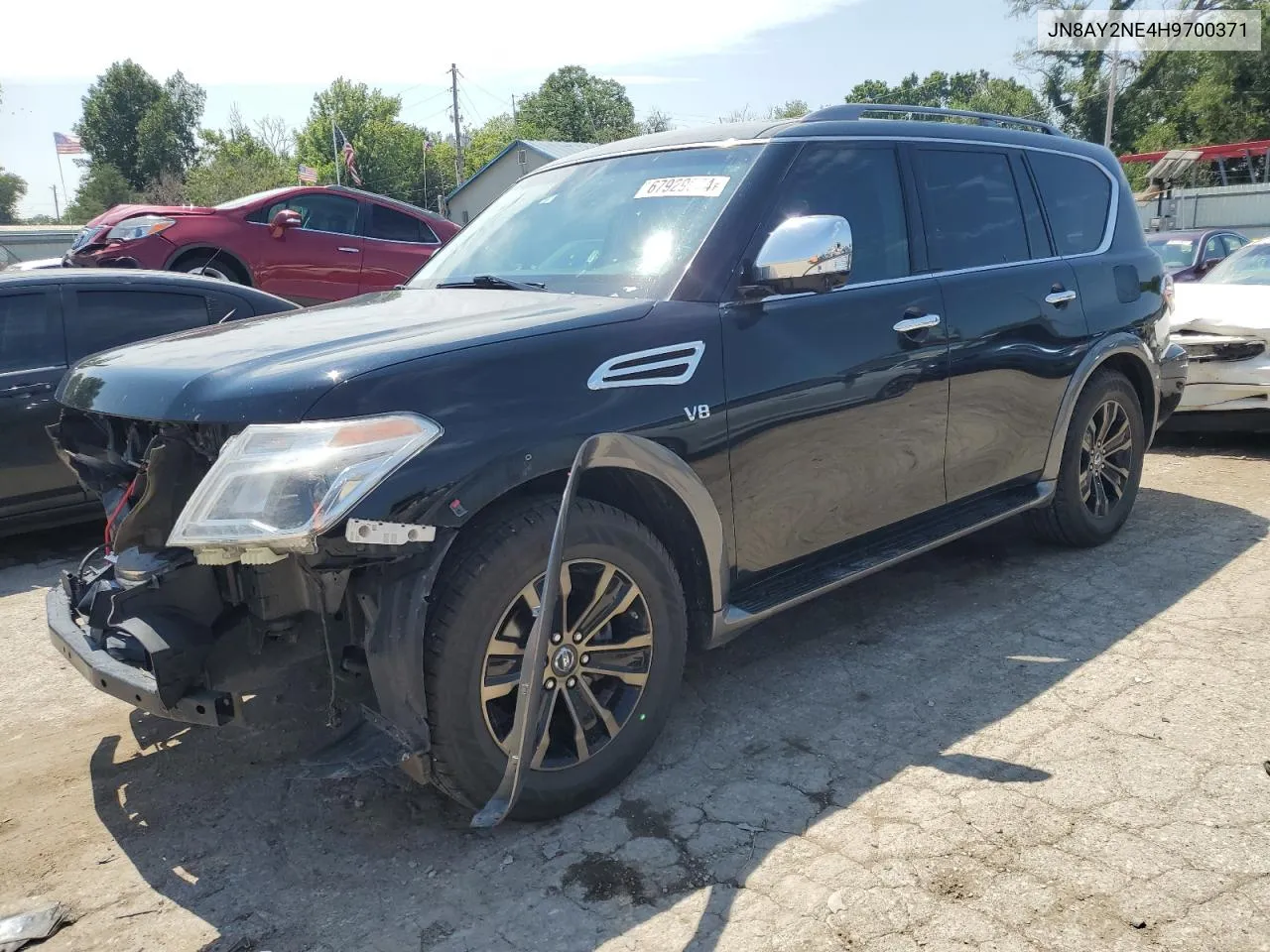 2017 Nissan Armada Platinum VIN: JN8AY2NE4H9700371 Lot: 67929074