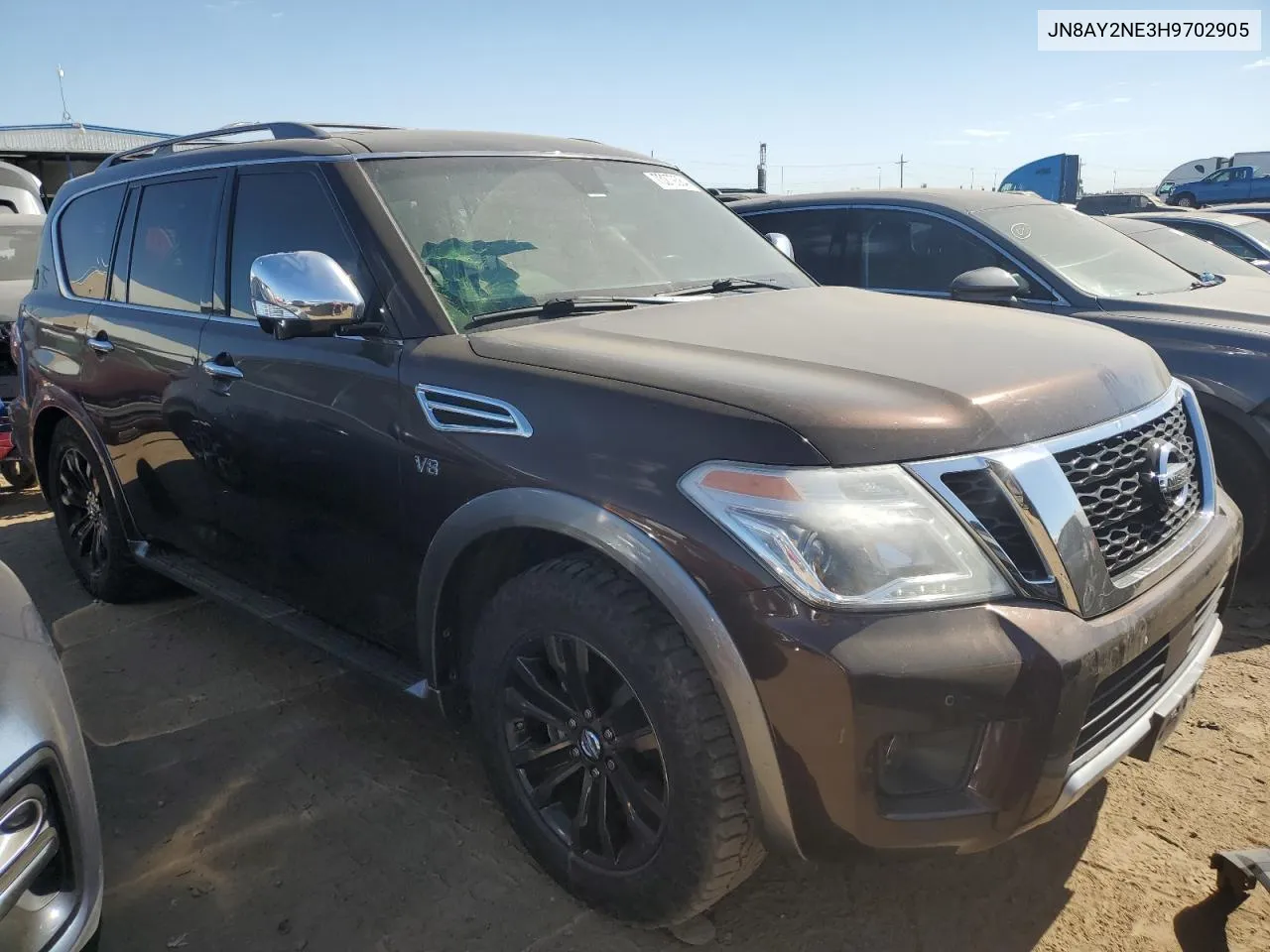 JN8AY2NE3H9702905 2017 Nissan Armada Platinum