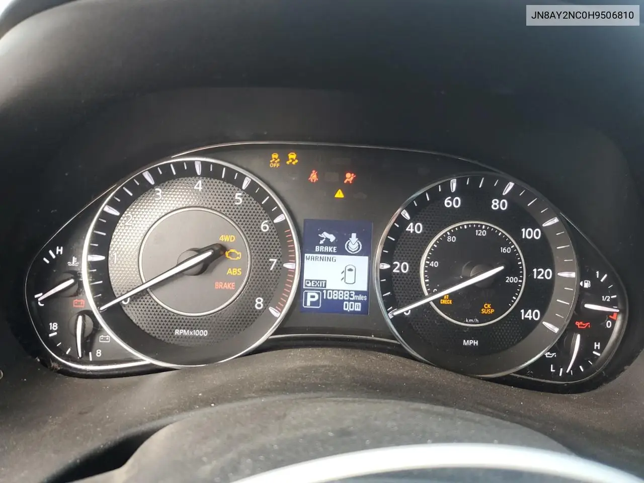 JN8AY2NC0H9506810 2017 Nissan Armada Sv