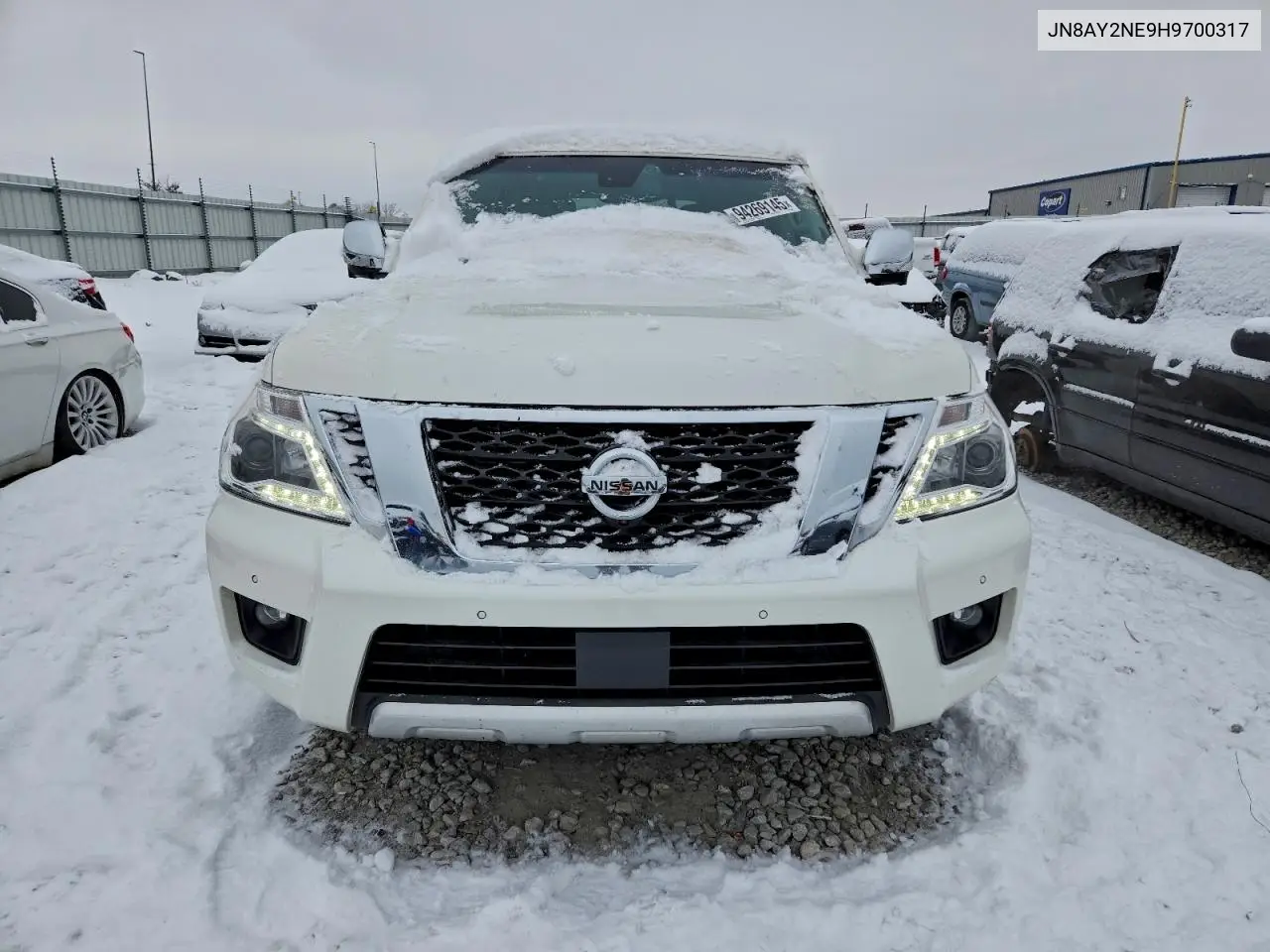 JN8AY2NE9H9700317 2017 Nissan Armada Platinum