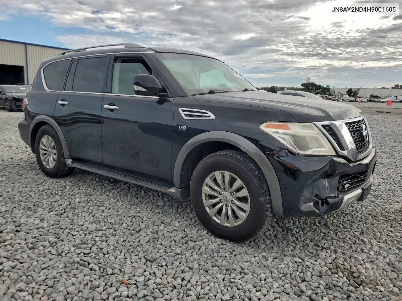 JN8AY2ND4H9001605 2017 Nissan Armada Sv
