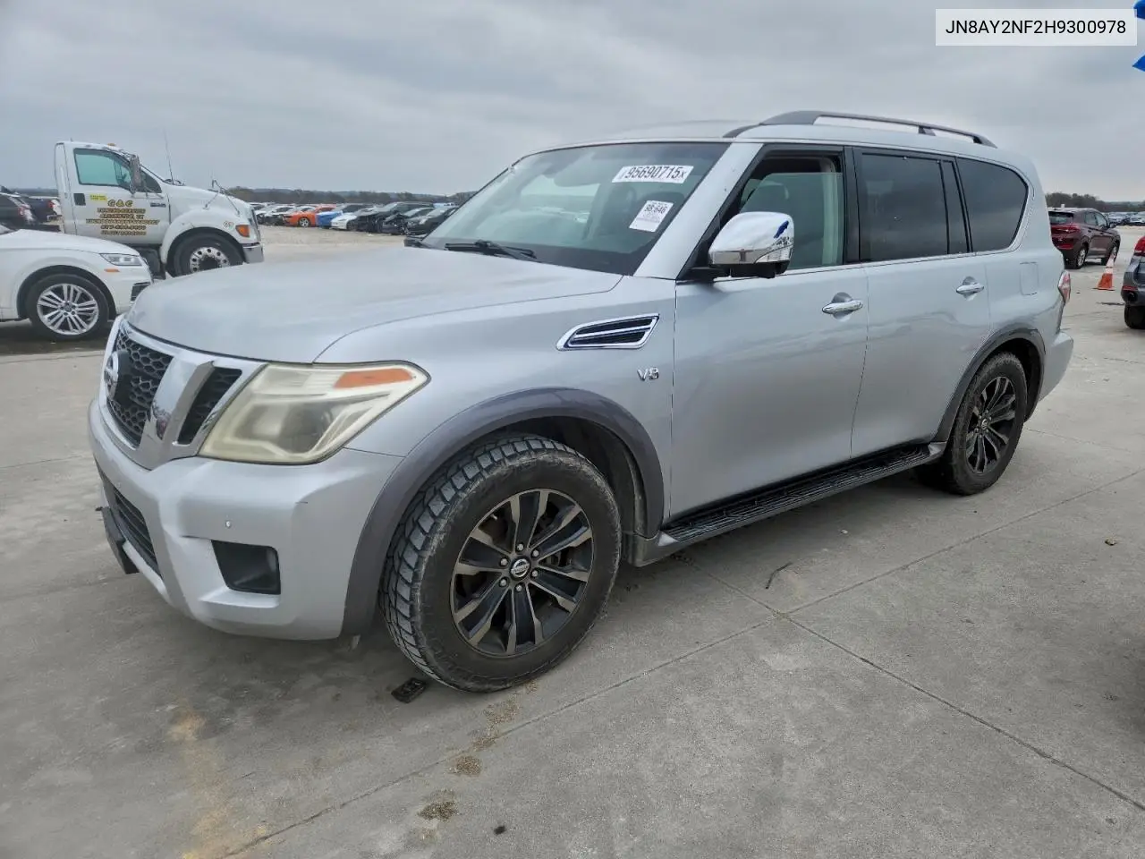 JN8AY2NF2H9300978 2017 Nissan Armada Platinum