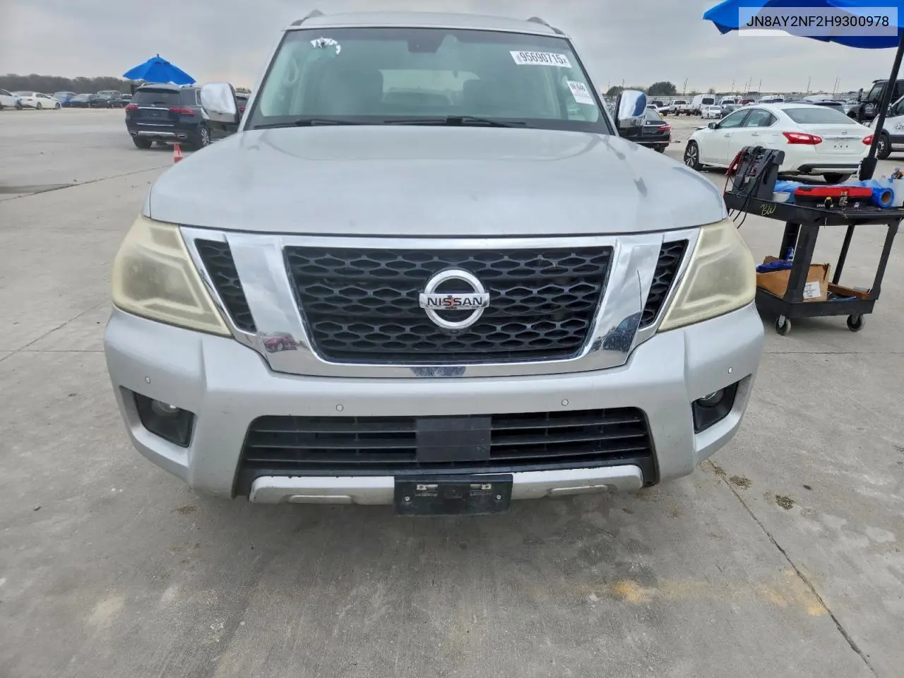JN8AY2NF2H9300978 2017 Nissan Armada Platinum