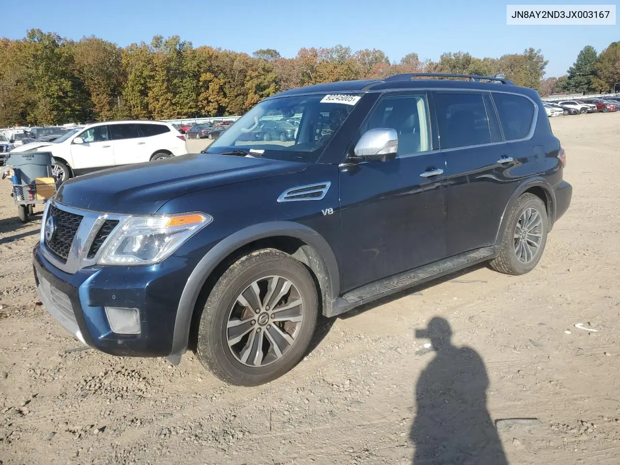 JN8AY2ND3JX003167 2018 Nissan Armada Sv