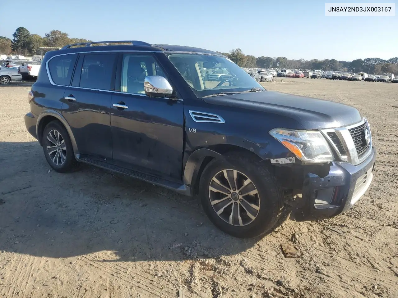 JN8AY2ND3JX003167 2018 Nissan Armada Sv
