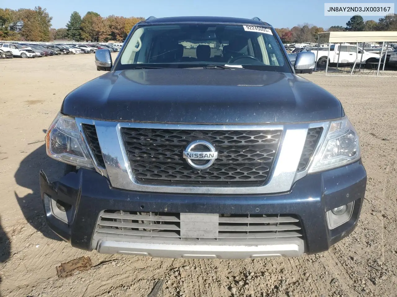 JN8AY2ND3JX003167 2018 Nissan Armada Sv