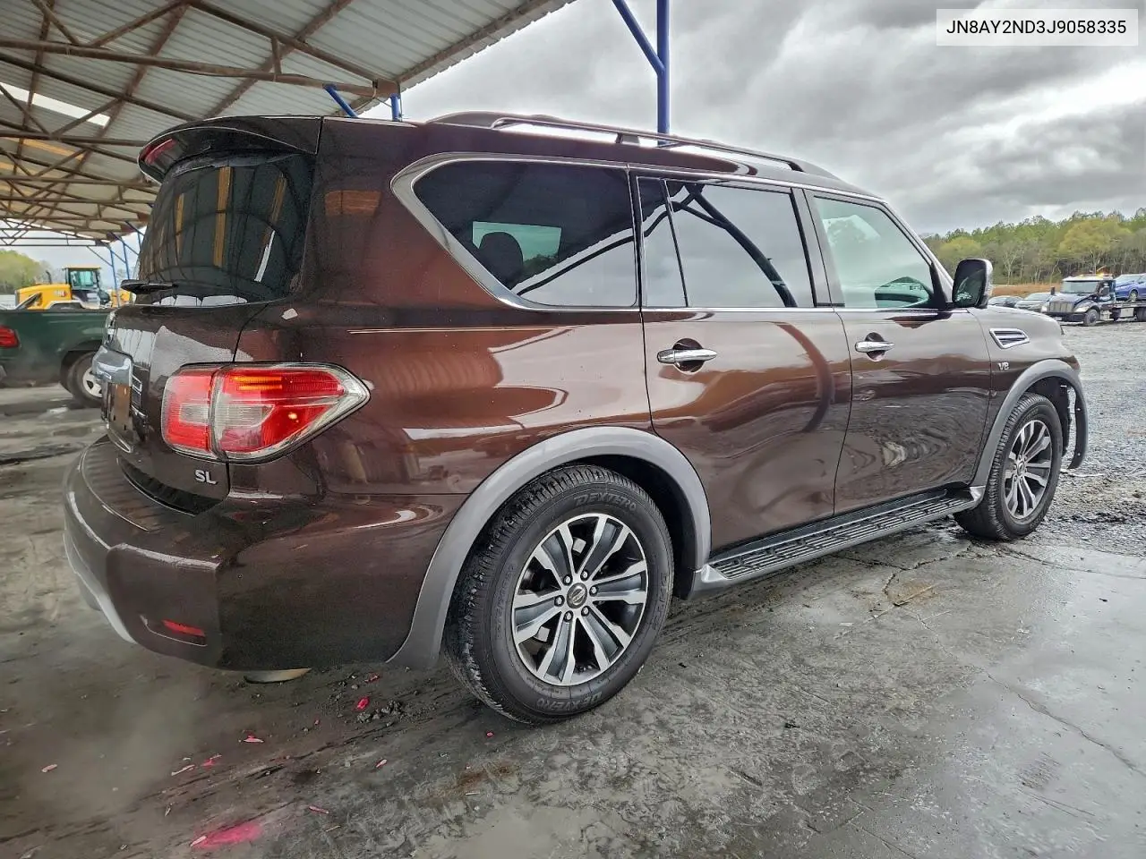 JN8AY2ND3J9058335 2018 Nissan Armada Sv