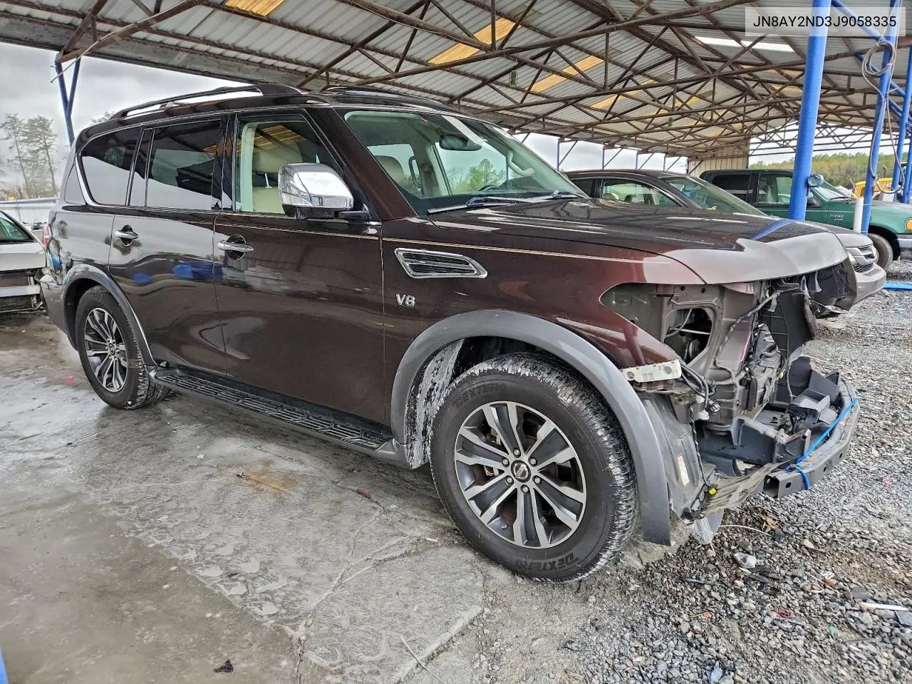 JN8AY2ND3J9058335 2018 Nissan Armada Sv